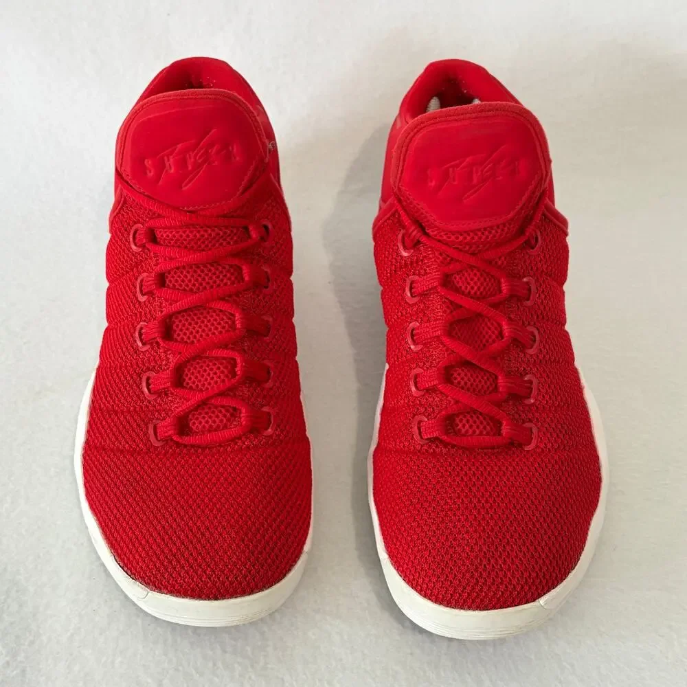 Air Jordan Super. Fly Basketball Shoes 2017 University Red White Mens Size 12